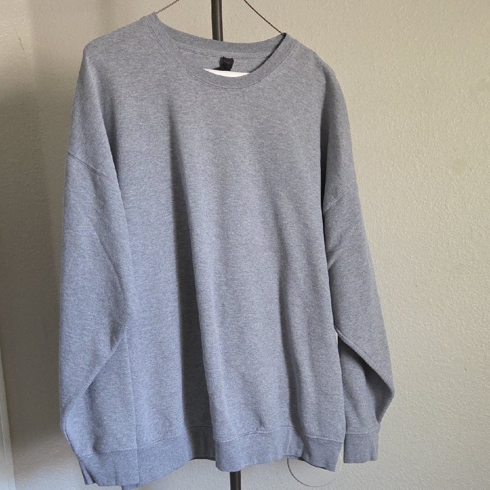 Classic Gray Crewneck Sweater for Men